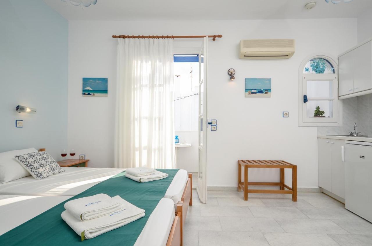 Nostos Studios At Saint George Beach Agios Georgios Chora Naxos Town Naxos City Exteriör bild