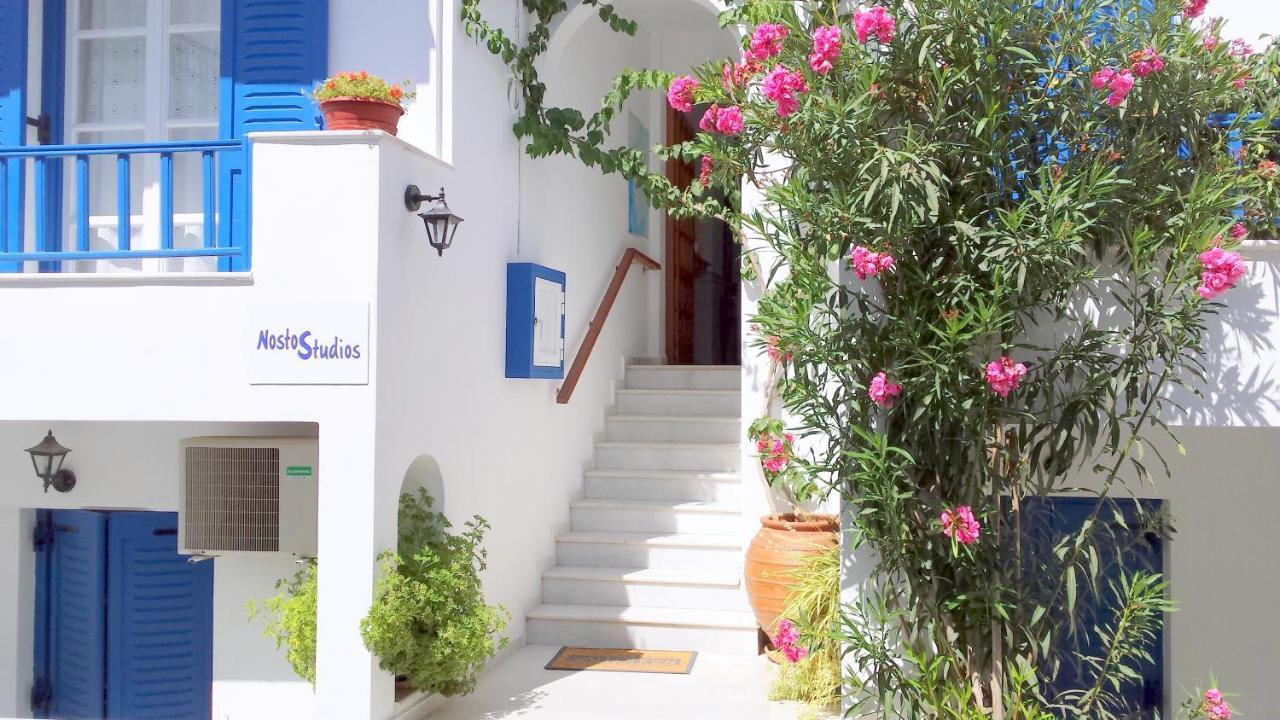 Nostos Studios At Saint George Beach Agios Georgios Chora Naxos Town Naxos City Exteriör bild